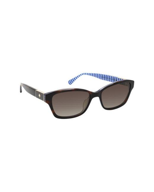 Kate Spade Multicolor Ayla 53Mm Gradient Rectangular Sunglasses