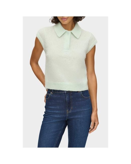 ALIGNE Blue Lexi Polo Sweater