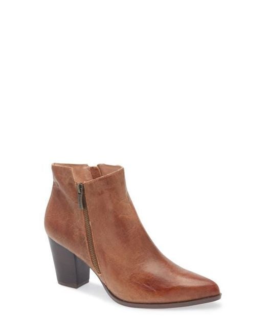 Chocolat Blu Brown Eri Pointed Toe Bootie