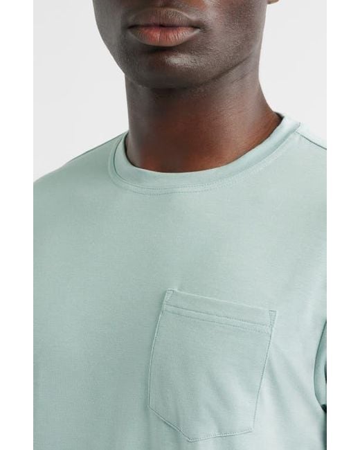 Free Fly Blue Flex Performance Pocket T-Shirt for men