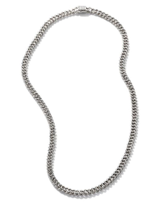 John Hardy Metallic Curb Chain Necklace