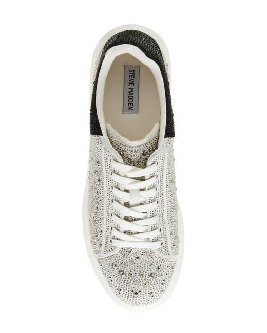 Steve Madden Gray Icebergg Rhinestone Sneaker for men