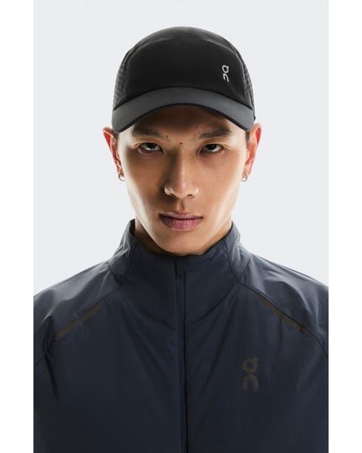 On Shoes Black Lightweight Baseball Cap
