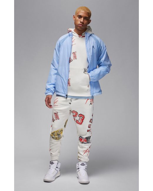 Nike Gray Essentials Fleece Pullover Hoodie for men