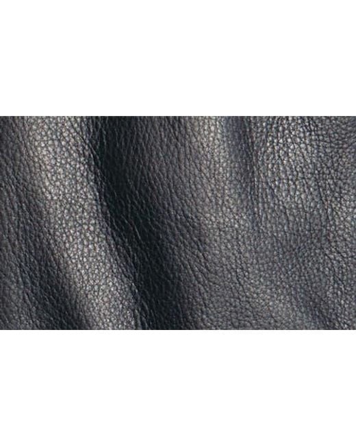 Schott Nyc Black Café Racer Oil Tanned Leather Moto Jacket for men