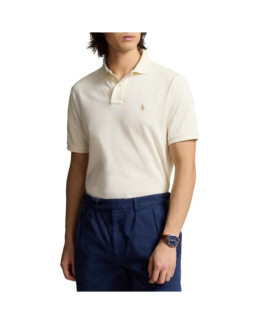 Polo Ralph Lauren Cotton Polo in White for Men | Lyst