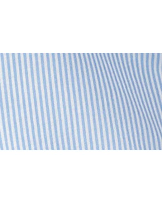 Ralph Lauren Blue Stripe Boxer Pajama Shorts