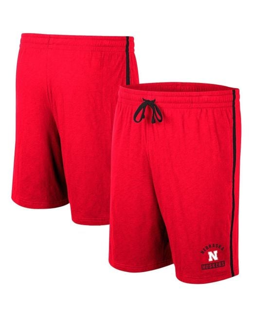 Colosseum Athletics Red Nebraska Huskers Thunder Slub Shorts At Nordstrom for men
