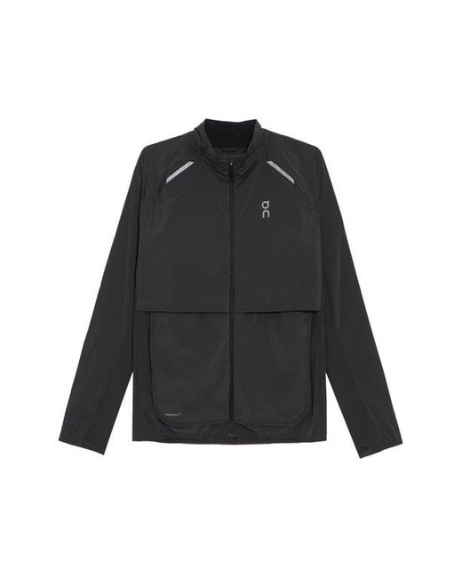 On Shoes Black Weather Insulated Jacket for men
