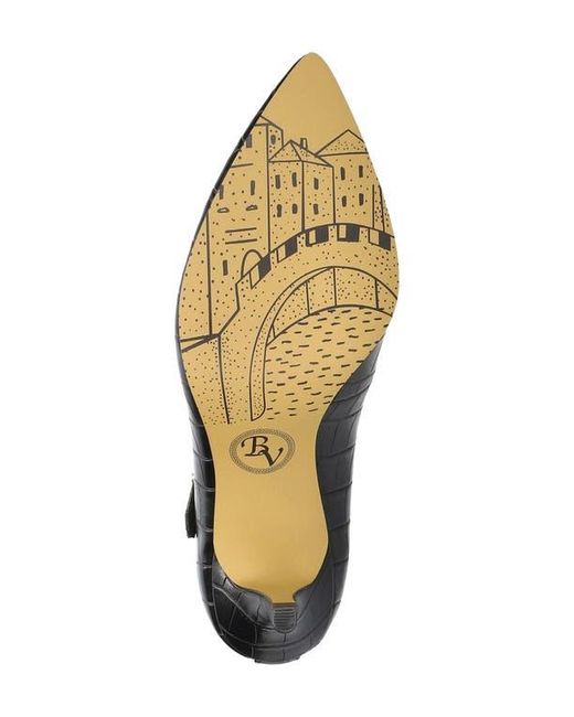 Bella Vita Black Lainey Pointed Toe Pump