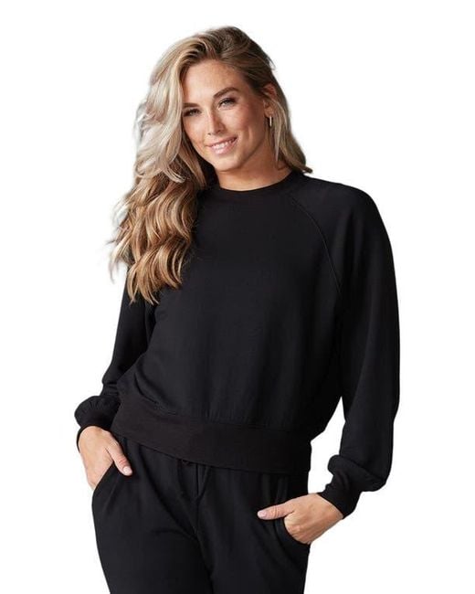 Tavi Black Ease Crew Sweatshirt