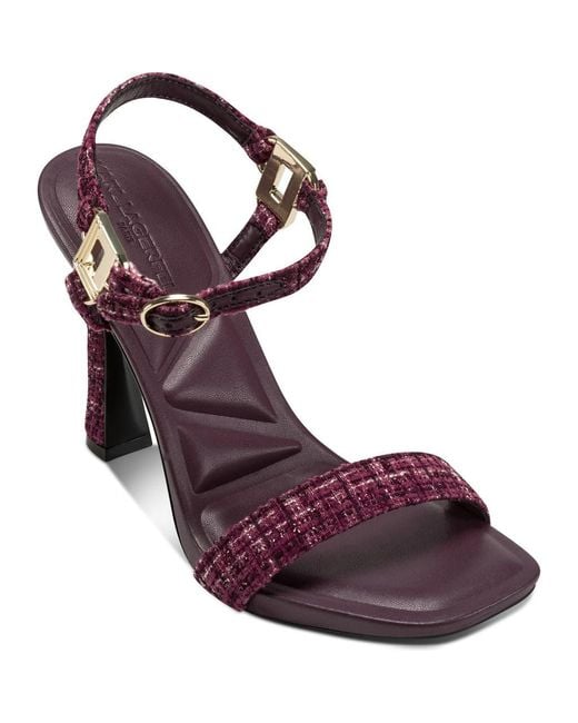 Karl Lagerfeld Purple Cybil Ankle Strap Sandal