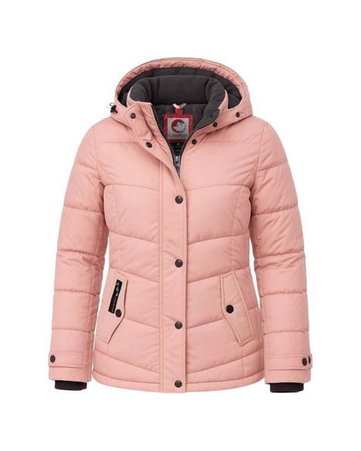 canada weather gear Pink Quilted Winter Jacket
