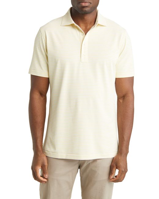 Peter Millar Crown Crafted Mood Performance Polo in White for Men | Lyst