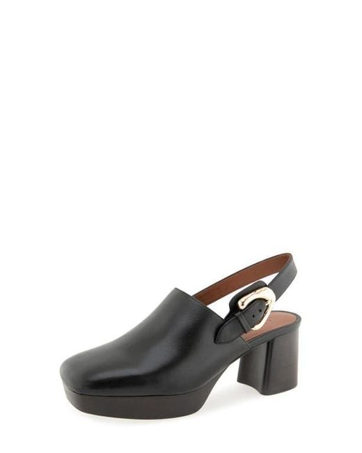 Aerosoles Black Shayla Platform Clog