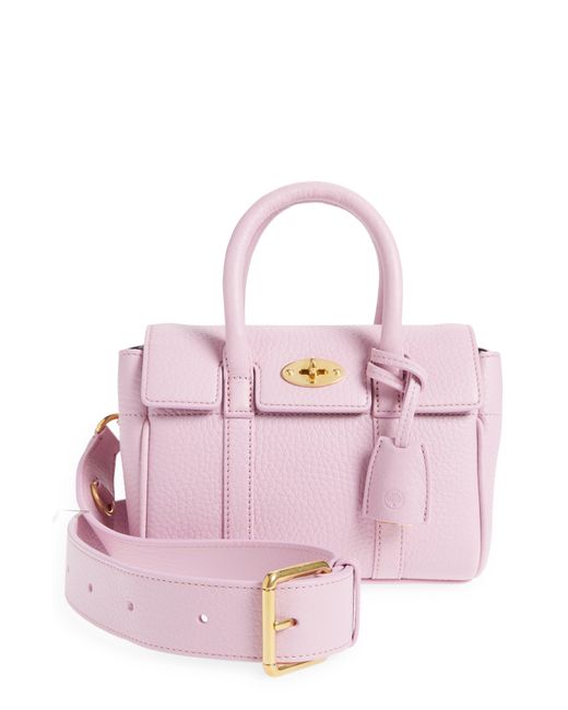 Mulberry Pink Mini Bayswater Leather Tote