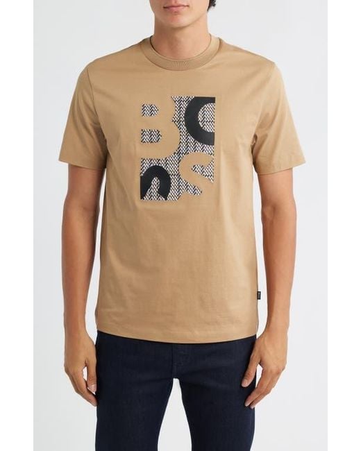 Boss Natural H-Thompson Graphic T-Shirt for men