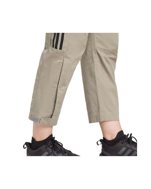 Adidas Natural Tiro Loose Fit Cotton Twill Track Pants