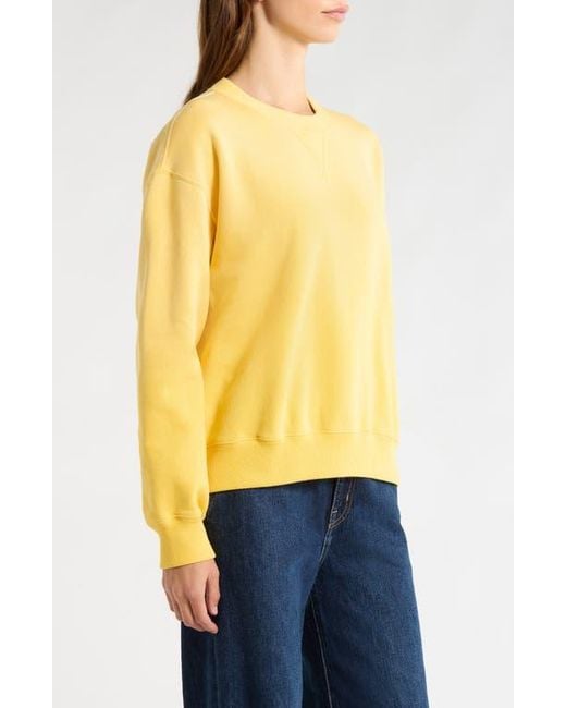 Polo Ralph Lauren Yellow Fleece Crewneck Sweatshirt