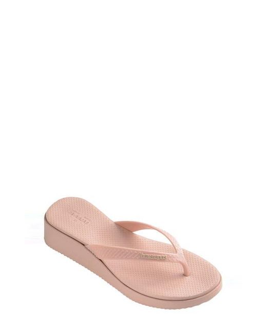 Havaianas Pink High Platform Flip Flop