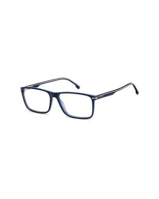 Carrera Black 54Mm Rectangular Optical Glasses for men
