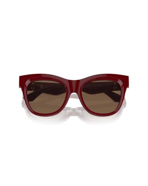 Burberry Brown 54mm Square Sunglasses