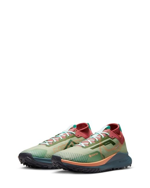 Nike React Pegasus Trail 4 Gore-tex® Waterproof Running Shoe in Green ...