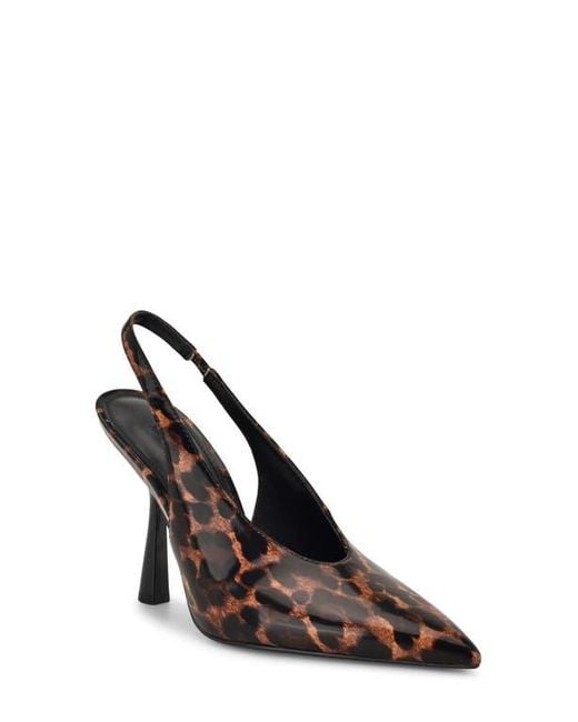 Nine West Brown Kates Slingback Pointed Toe Pump