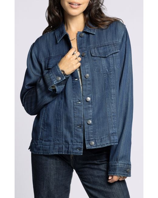 Thread & Supply Blue Jackie Denim Trucker Jacket