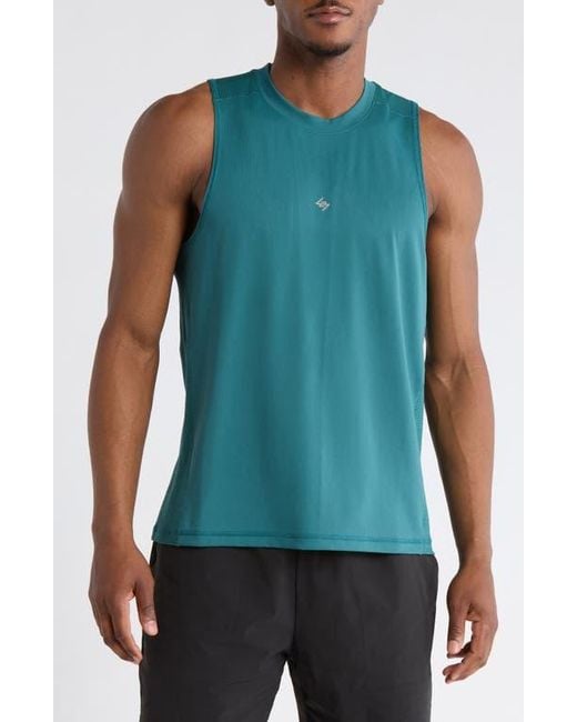 24/7 Blue Numbers Tank for men