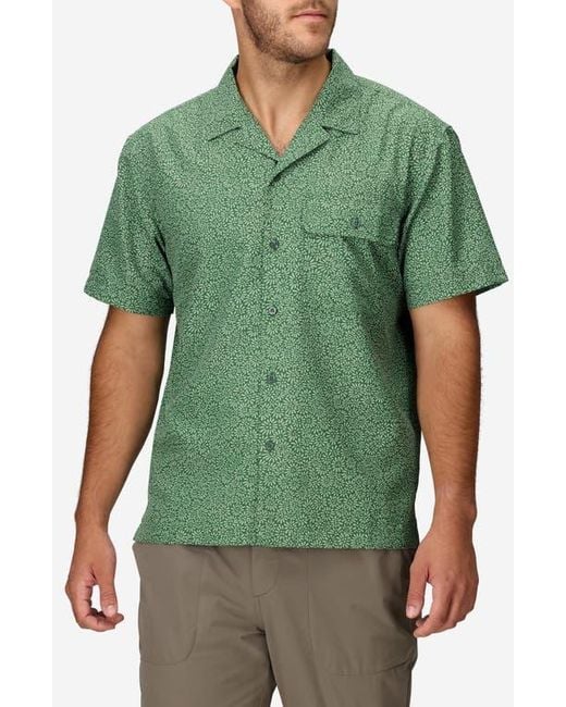 Marmot Green Airexchange Solarshield Upf Camp Shirt for men