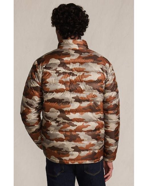 Lands' End Brown Wanderweight Ultralight Packable Down Jacket for men
