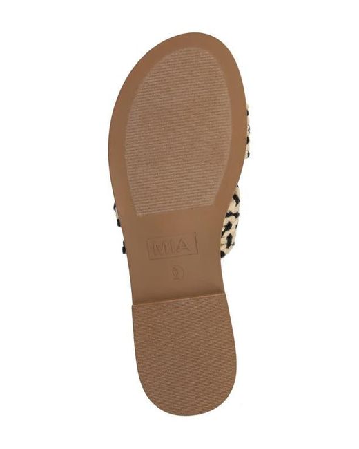 MIA Brown Poet Slide Sandal
