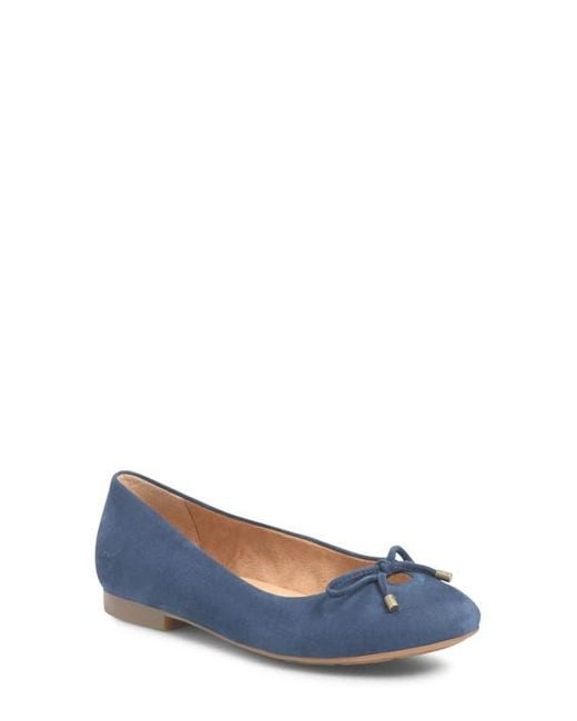 Born Poe Ballet Flat in Blue Lyst