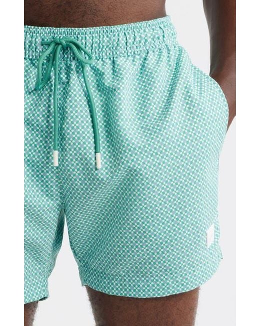 Boss Blue Vibe Swim Trunks for men