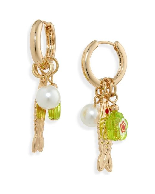 BP. Yellow Fish Drop Earrings