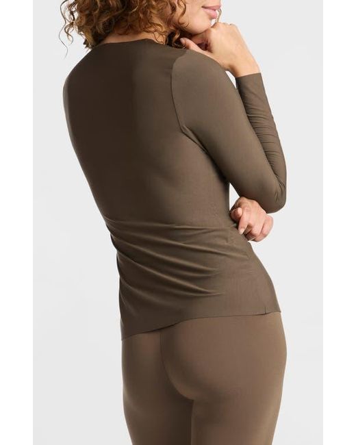 Commando Brown Butter Crewneck Long Sleeve Top