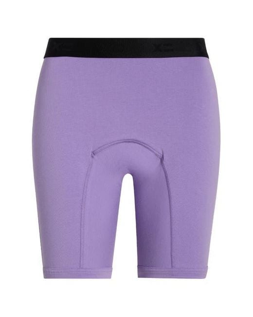 TOMBOYX Purple First Line Stretch Cotton Period 9-Inch Boxer Briefs