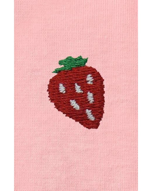 Alix Pink Lil Strawberry Jersey Tee