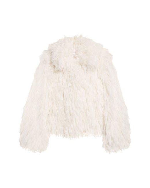 Cinq À Sept Natural Geraldine Faux Fur Coat