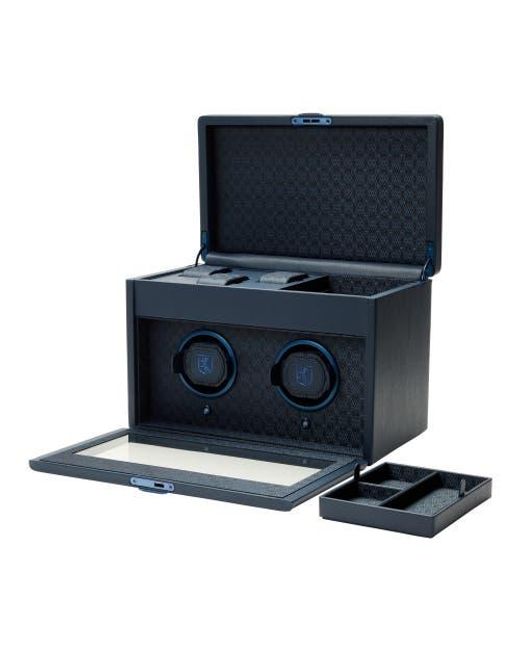 Wolf Blue Earth Double Watch Winder for men