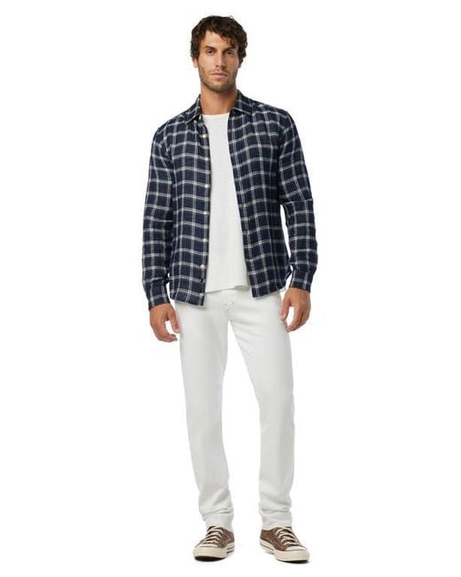 Joe's Jeans White The Brixton Slim Straight Leg Jeans for men