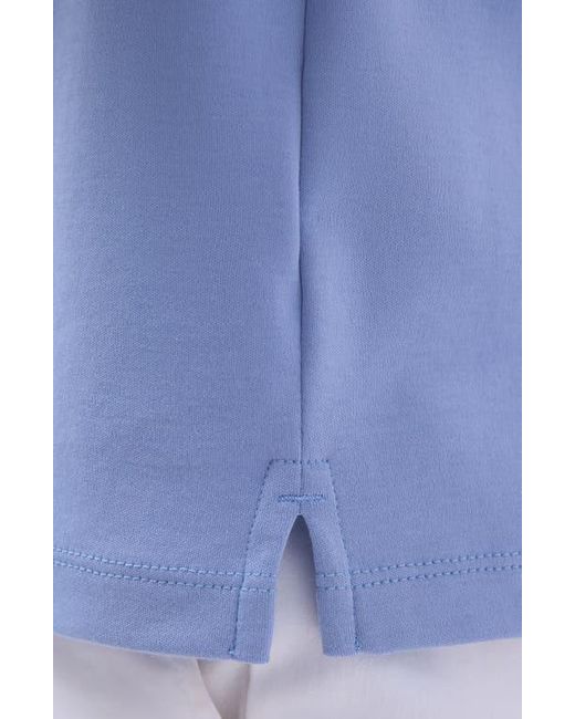 Bugatchi Blue Hank Solid Pima Cotton T-Shirt for men