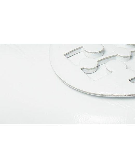 Tory Burch White Reva Ballet Flat