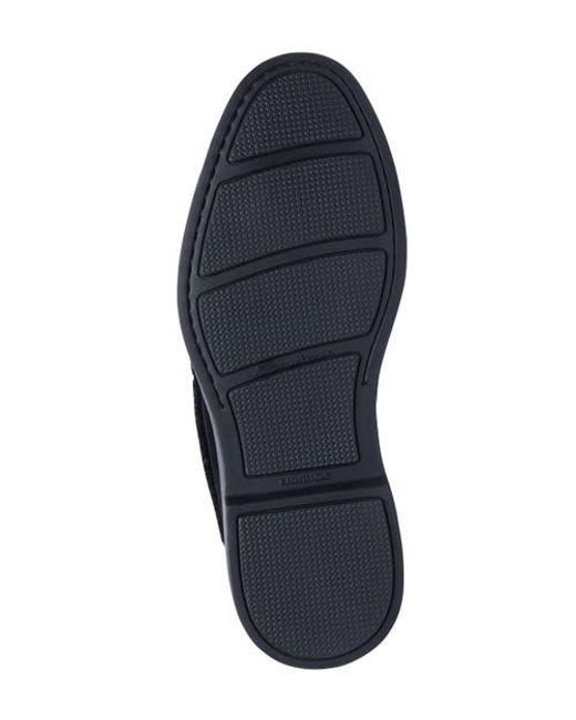 Santoni Black Suede Desert Boot