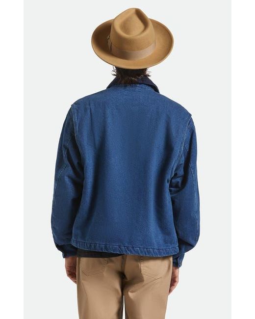 Brixton Brown Swindle Wool Fedora for men