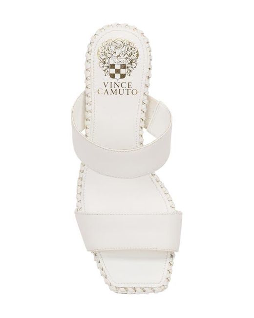 Vince Camuto White Kaden Slide Sandal