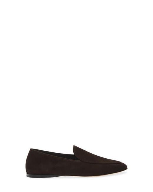 The Row Black Awar Loafer Flat