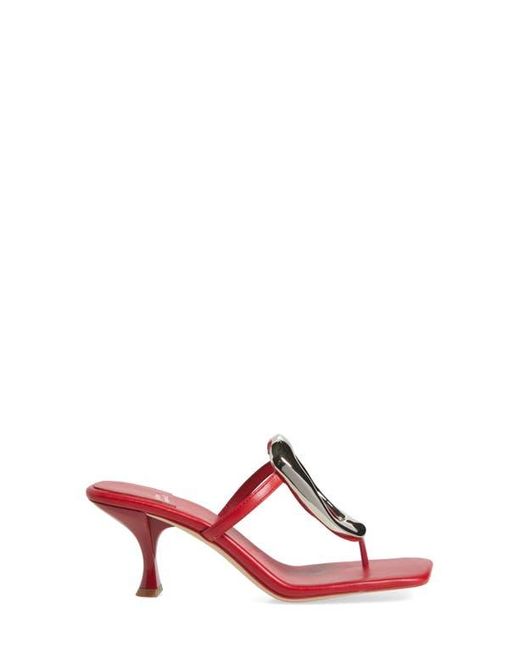 Jeffrey Campbell Red Linq Up Sandal