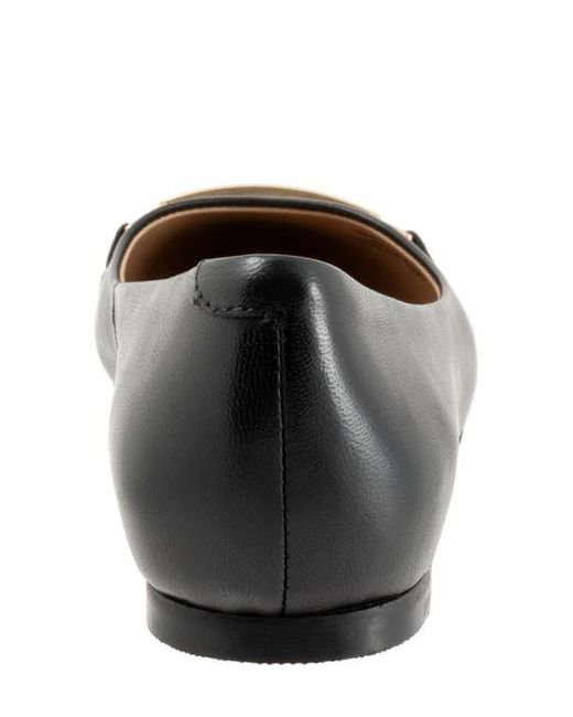 Trotters Black Everly Bit Flat